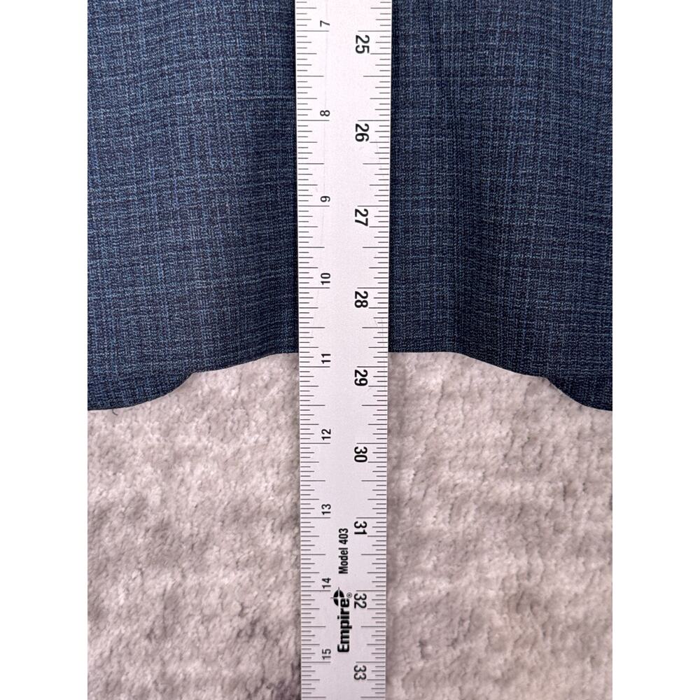 John Varvatos Signature Tailored Suit 42 R Mens Bleeker Blue Italian Wool - Picture 5 of 15